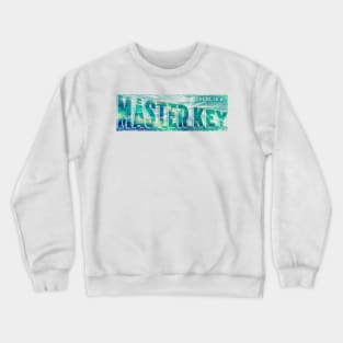 Master Key in Water Crewneck Sweatshirt